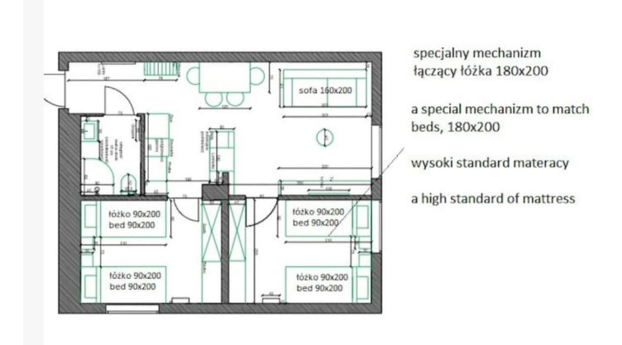 Family Luxury Gold Apartament & Playstation, 1-6, 2 Sypialnie I Salon, 100M Bazylika Gdansk Exterior photo